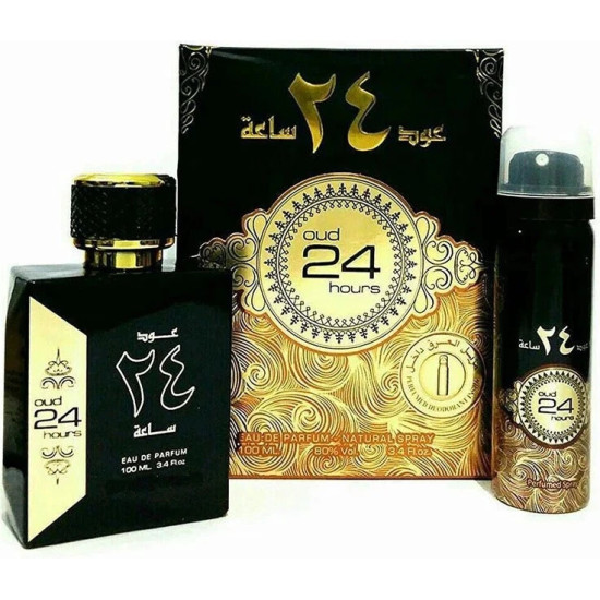 Oud 24 Hours By Ard Al Zaafaran Eau de Parfum 100ml Gift Set