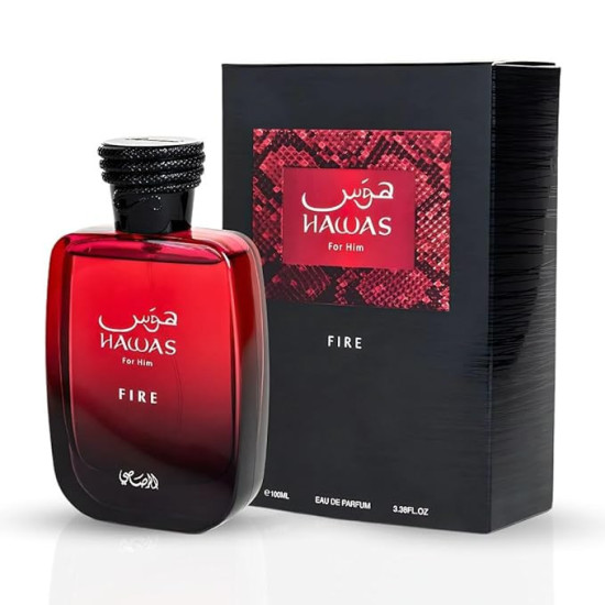 Hawas Fire by Rasasi Eau De Parfum for Women and Men