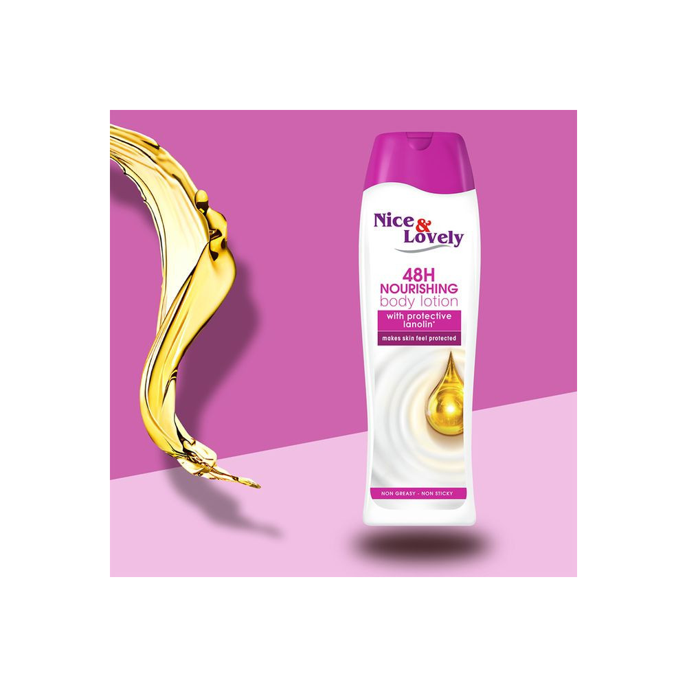 Nice & Lovely 48H Nourishing Body Lotion with Cocoa Butter & Shea Butter